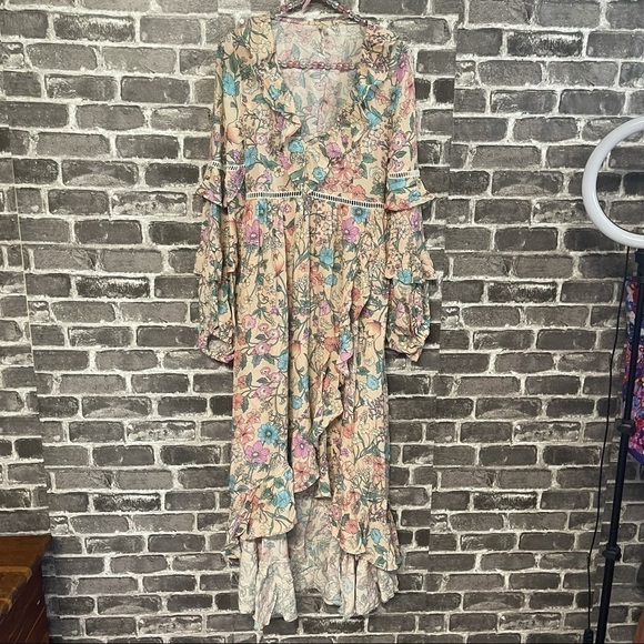 Sayulita Frill Gown Maxi Dress Musk Spell Designs - Picture 2 of 16